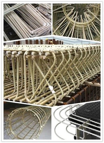 Gwydr ffibr GFRP Stirrup A Rebars Plygu (Factory-Bent)|Cyrydiad-Atgyfnerthu Cneifio Am Ddim|Pulwell